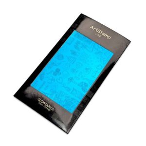 Alternative view of Plaque stamping monde romantique #5