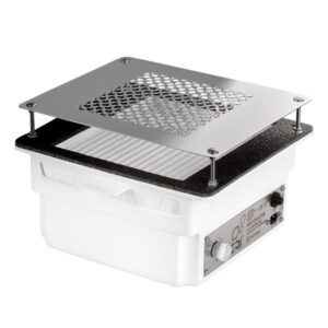 Aspirateur Encastrable Teri Turbo Blanc (Maille Argentée)