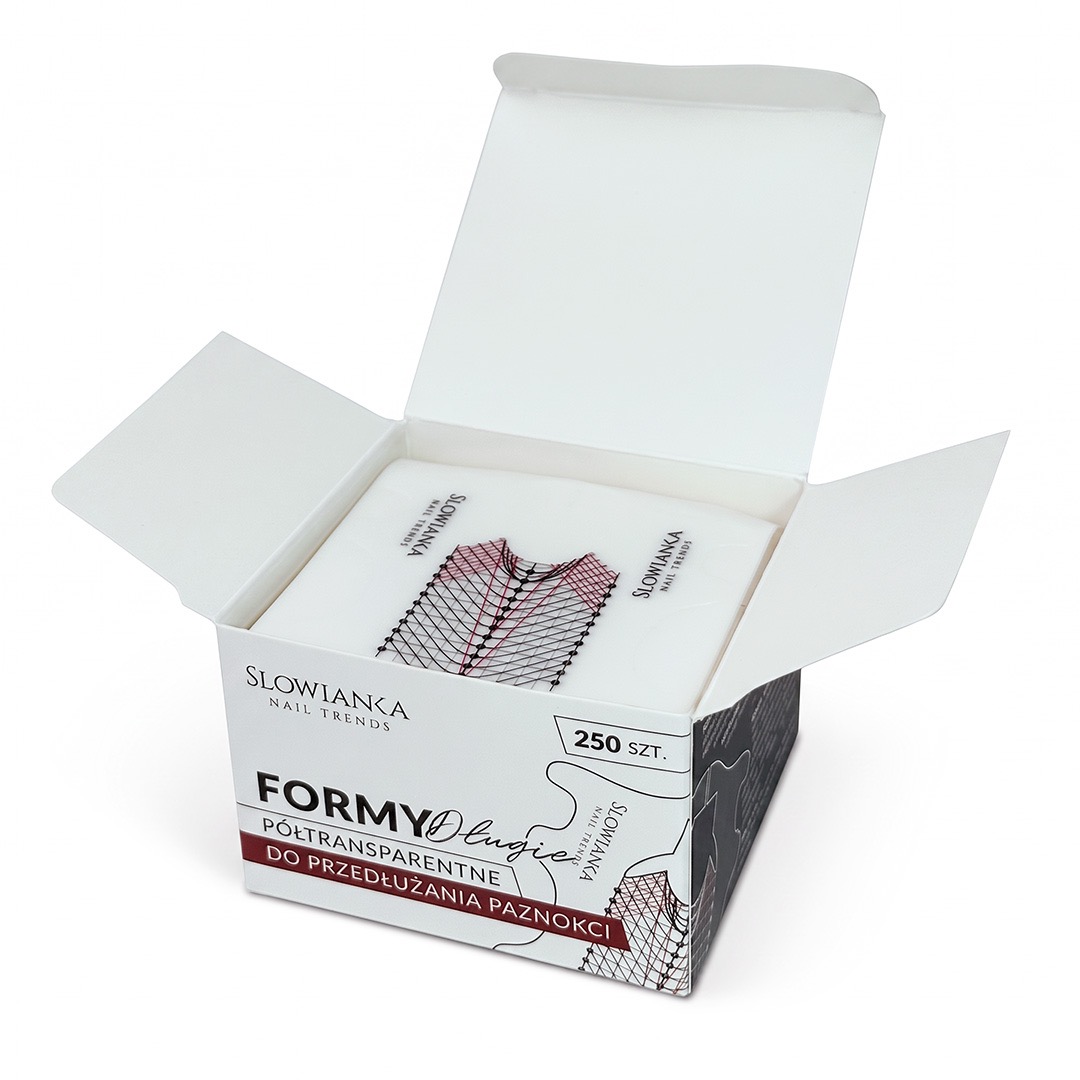 Chablons 250 u Transparents Longs prédécoupés - box – Image 2